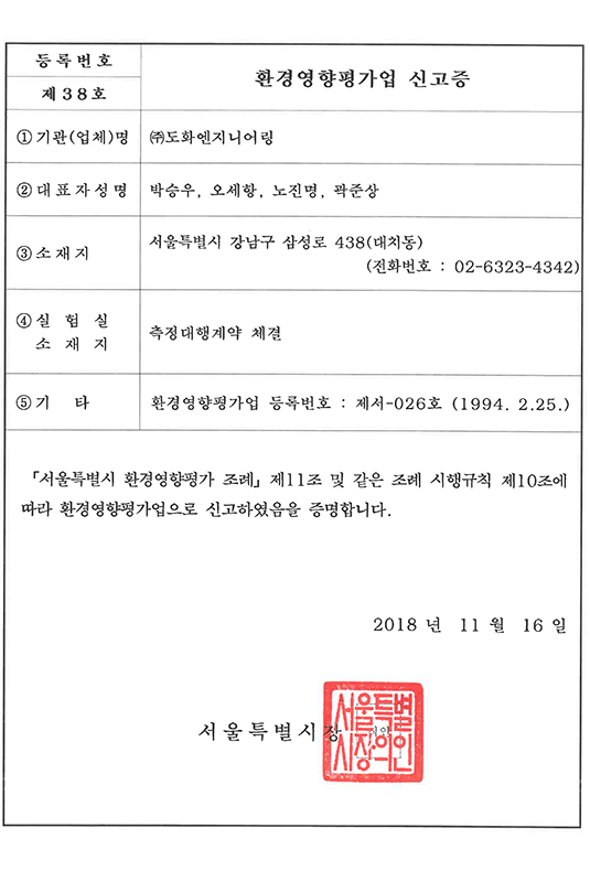 환경영향평가업